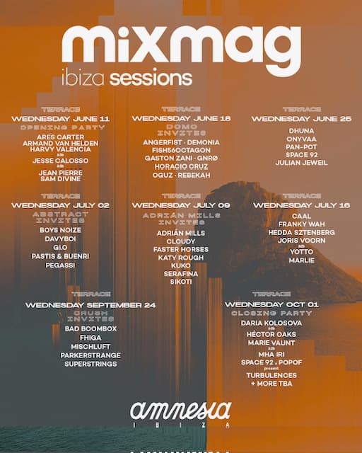 Amnesia Ibiza Hosts Huge Summer Line-ups